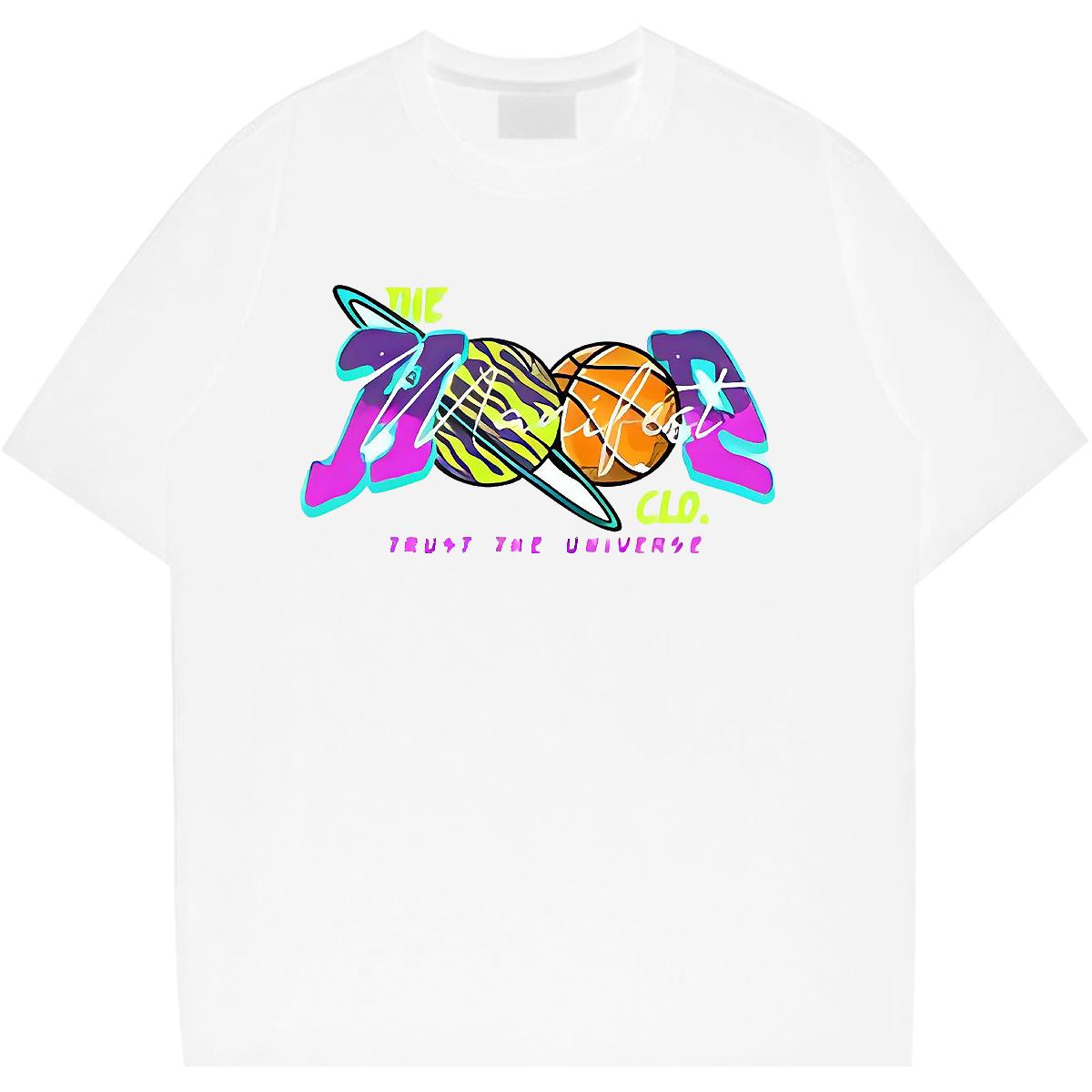 2024 New T-Shirts Cartoon Printing S-3XL Men Tshirts Street Casual Breathable Crew Neck Soft Wear