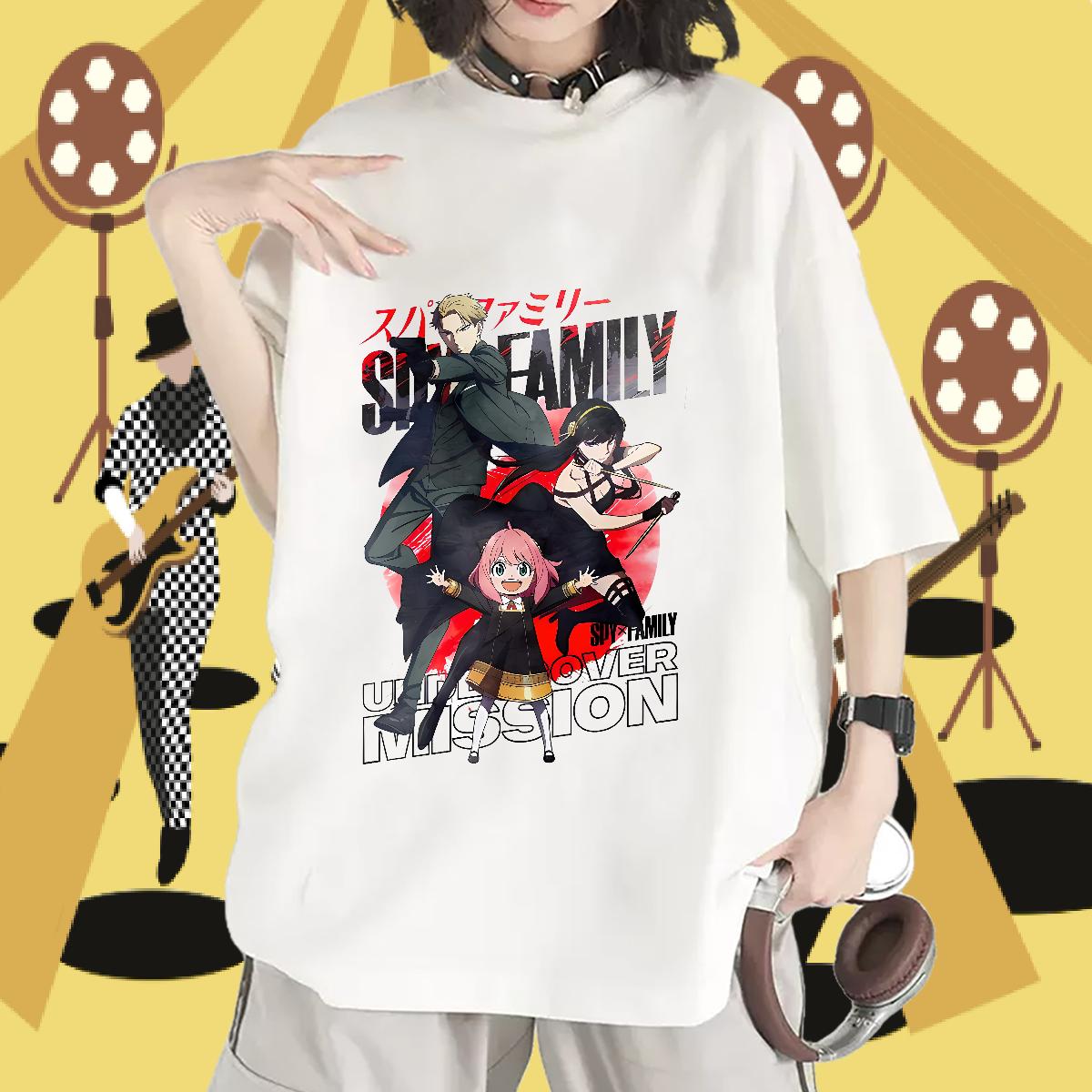 Popular T Shirts Women Round Neck Short Sleeve Tees Summer Casual Designer Women Tees Cartoon Floral Printing