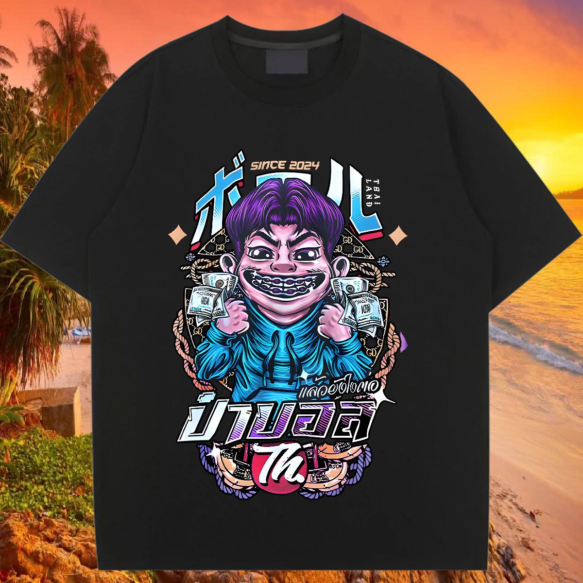 Custom Woman T Shirts Cotton Breathable Short Sleeve White Plus Size Wear Hip Hop Street Loose Woman Tshirt