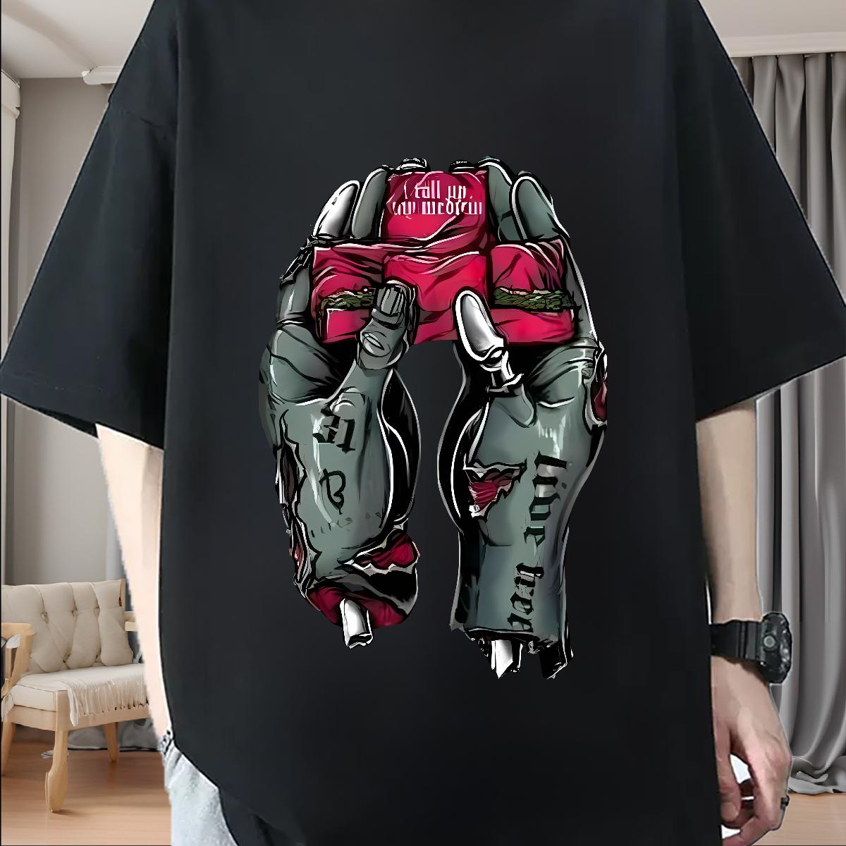 Soft Men Tops Tees Short Sleeve Cotton O-Neck Hip Hop Man T Shirts Plus Size Custom Fashion Casual Tshirts