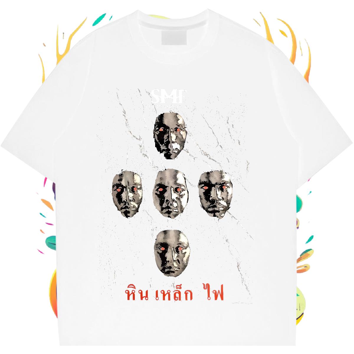 DIY T Shirt For Man Custom Cartoon High Street Hip Hop Couples T Shirts O-Neck Short Sleeve Cotton 5A