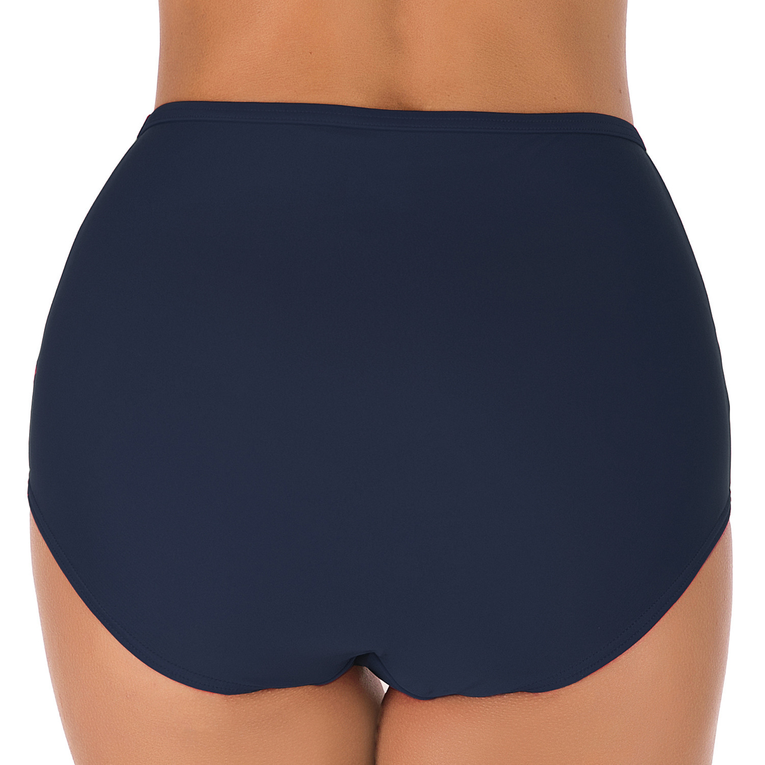 French Fashion Solid New Pattern New Triangle Swimsuit Adult Feminine High Elastic Simple Swimming Pants Bifurcated Temperament Novelty Waist Short Bi