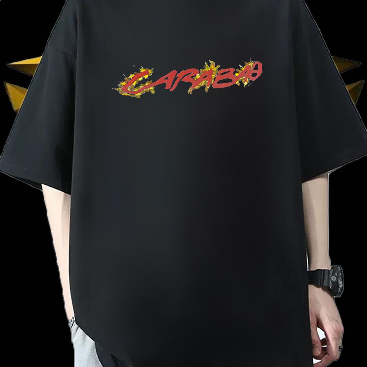 Designer Fashion T shirt Anime Print Men Tees Outdoor Cotton O Neck Short Sleeves Soft Clothes