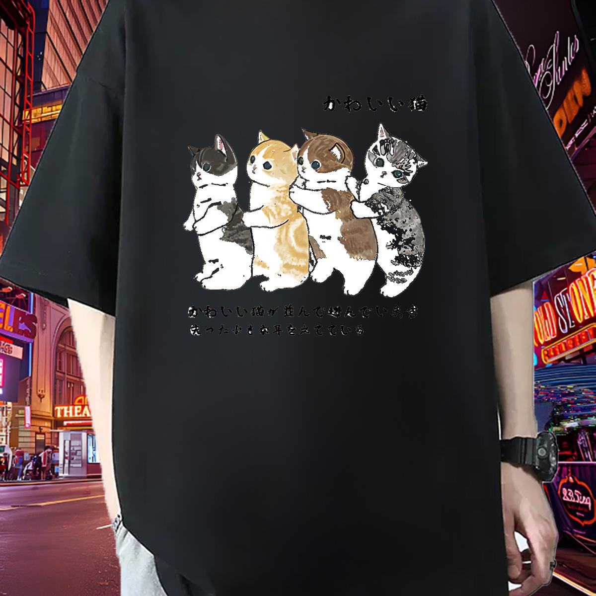 Factory Direct Mens T Shirts Custom Print Plus Size Couples T Shirts Street Casual Short sleeve Cotton Soft Classic Clothings