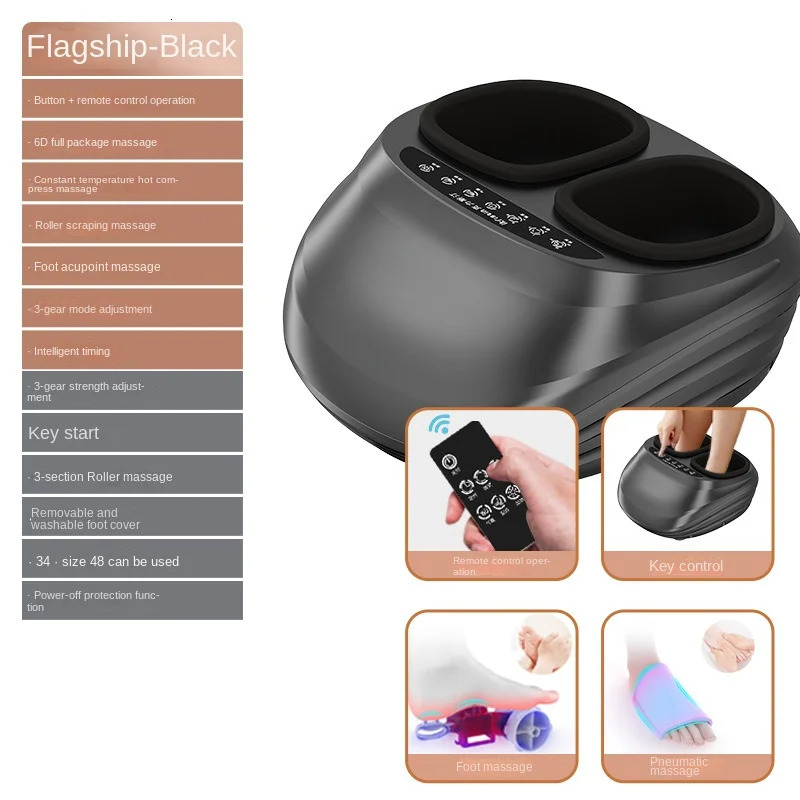 Foot Massage Machine Foot Massager Fully Automatic Electric Heating Foot Tip Massager 240713