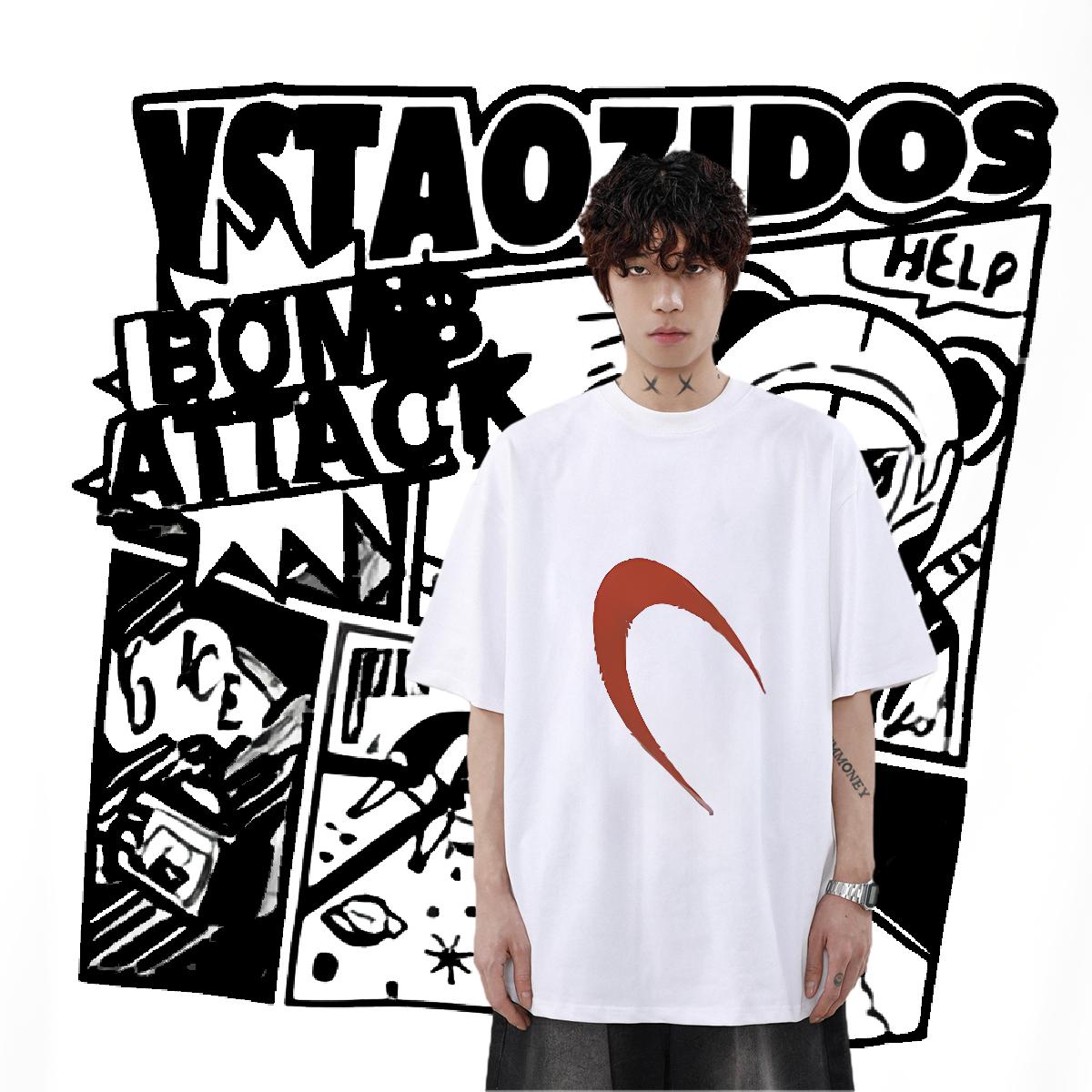 High Quality Tshirt for Man Woman Crew Neck Cotton Breathable Street wear Hip Hop Man T Shirts Black White 2024 Designer Wear