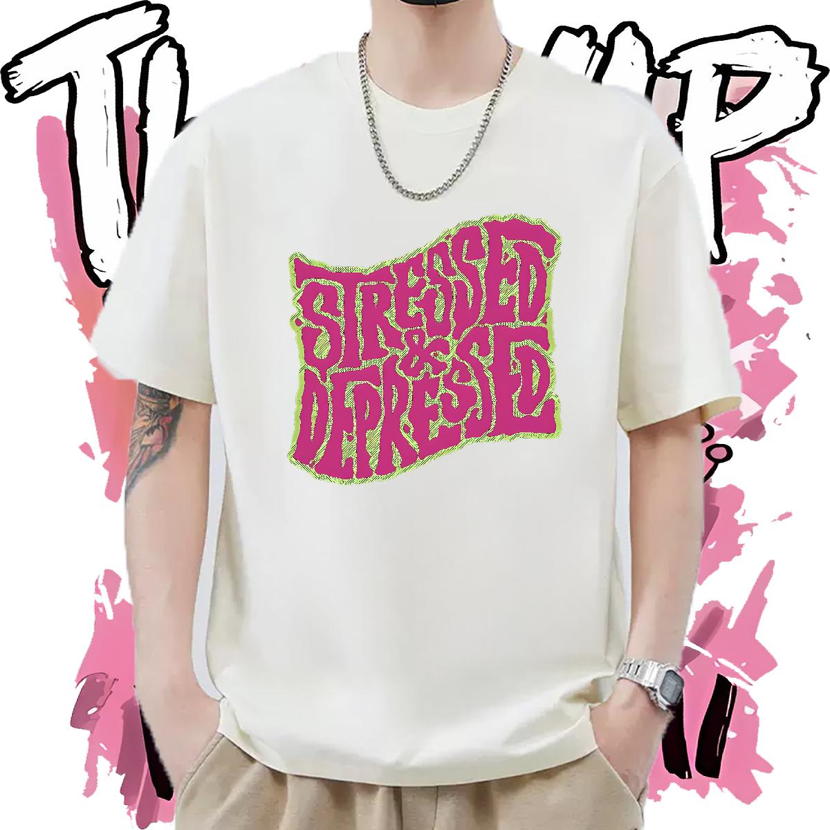 Soft Men T Shirts Street Breathable Short Sleeve Men Clothes T-Shirt Fashion New Floral Print Tops Tees