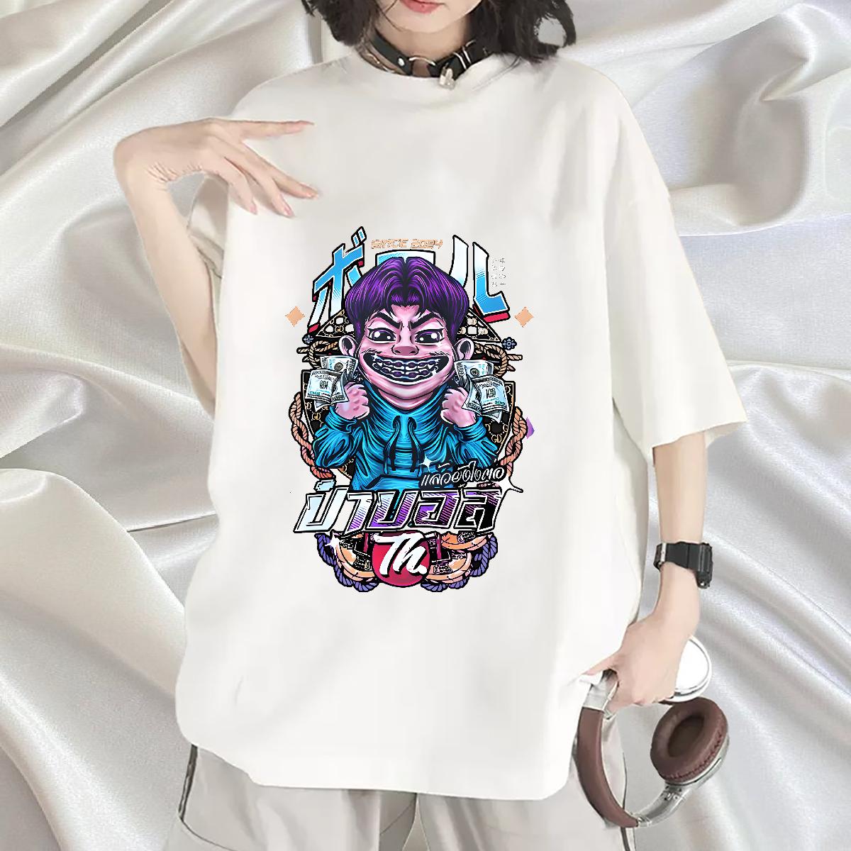 Brand T shirt Short sleeve Cotton Soft Top Shirts Summer Casual 2024 DIY Couples T Shirts Custom Printing