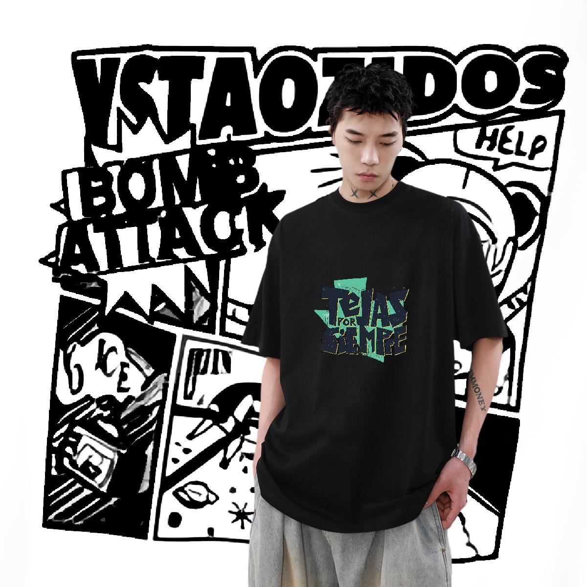 Cool Men Clothes T-Shirt Short Sleeve Cotton O-Neck Outdoor T shirt Customized Casual New Tshirts