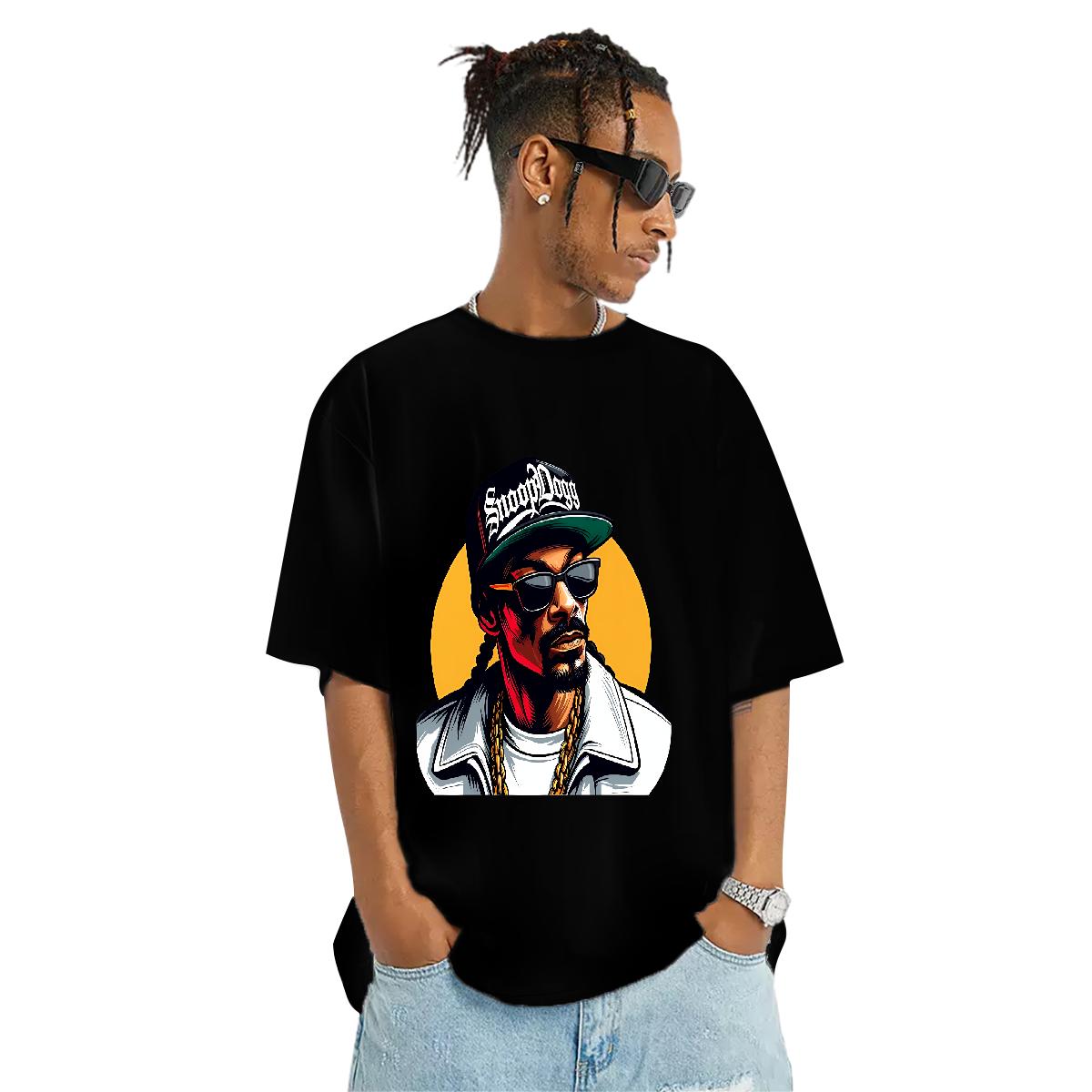 Soft Men Tees 180g Cotton Anime Printing Street Man T Shirts DIY Anime Wholesale Wear