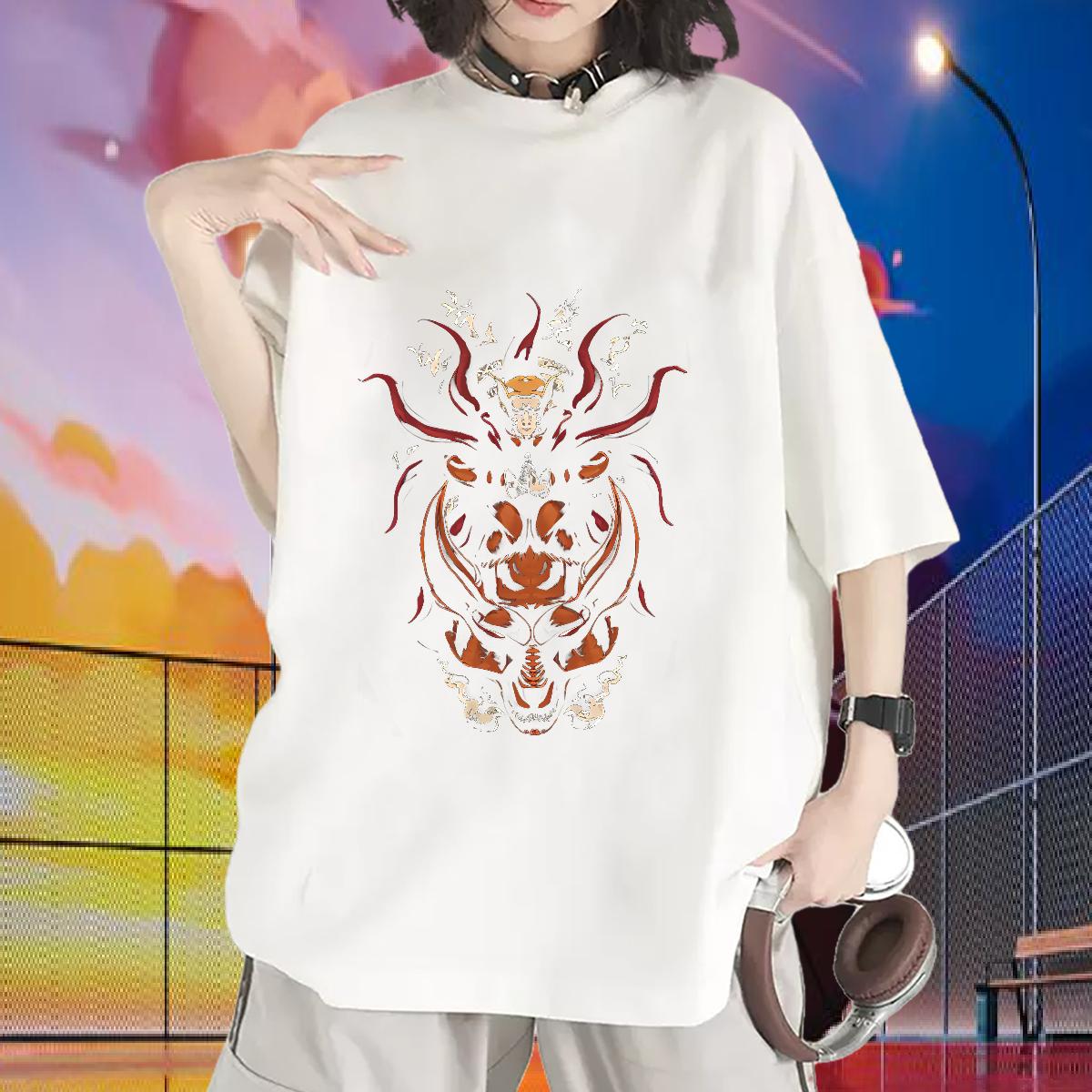 Breathable Crew Neck Cotton T Shirts Women DIY Casual Daily Wear Women Tshirts Customized Print Designer Nice Tops Shirt