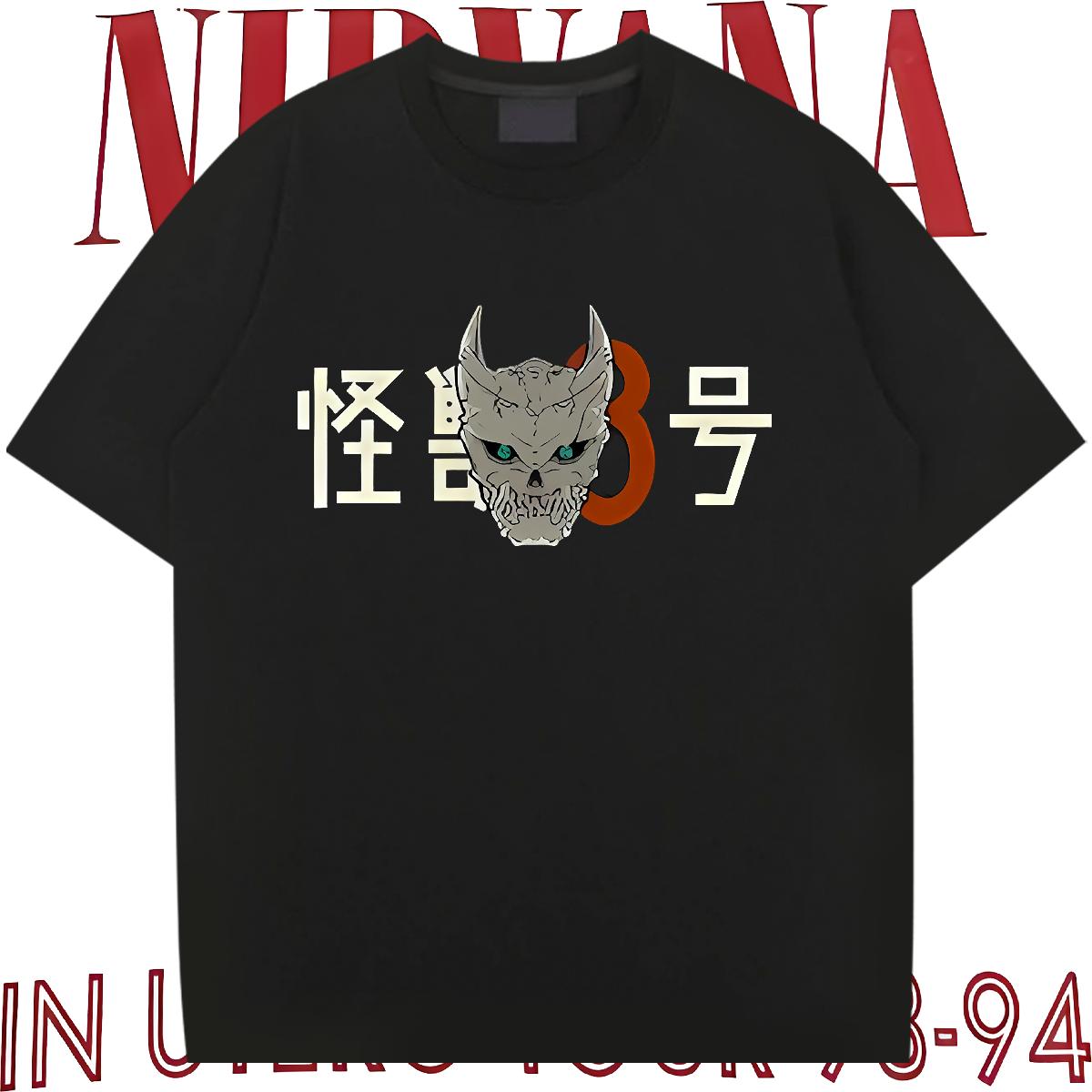 2024 Summer T shirt Oversized Men Tees Anime Printing Street Cotton Breathable Soft Unisex Tshirts