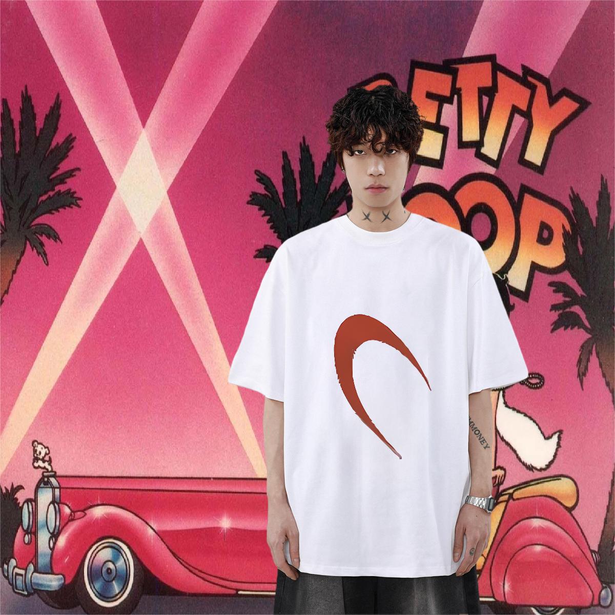 Popular Man T Shirts Summer Casual Cotton Breathable Short Sleeve Tshirt for Man Woman Classic Custom Print Oversized Tops Tees