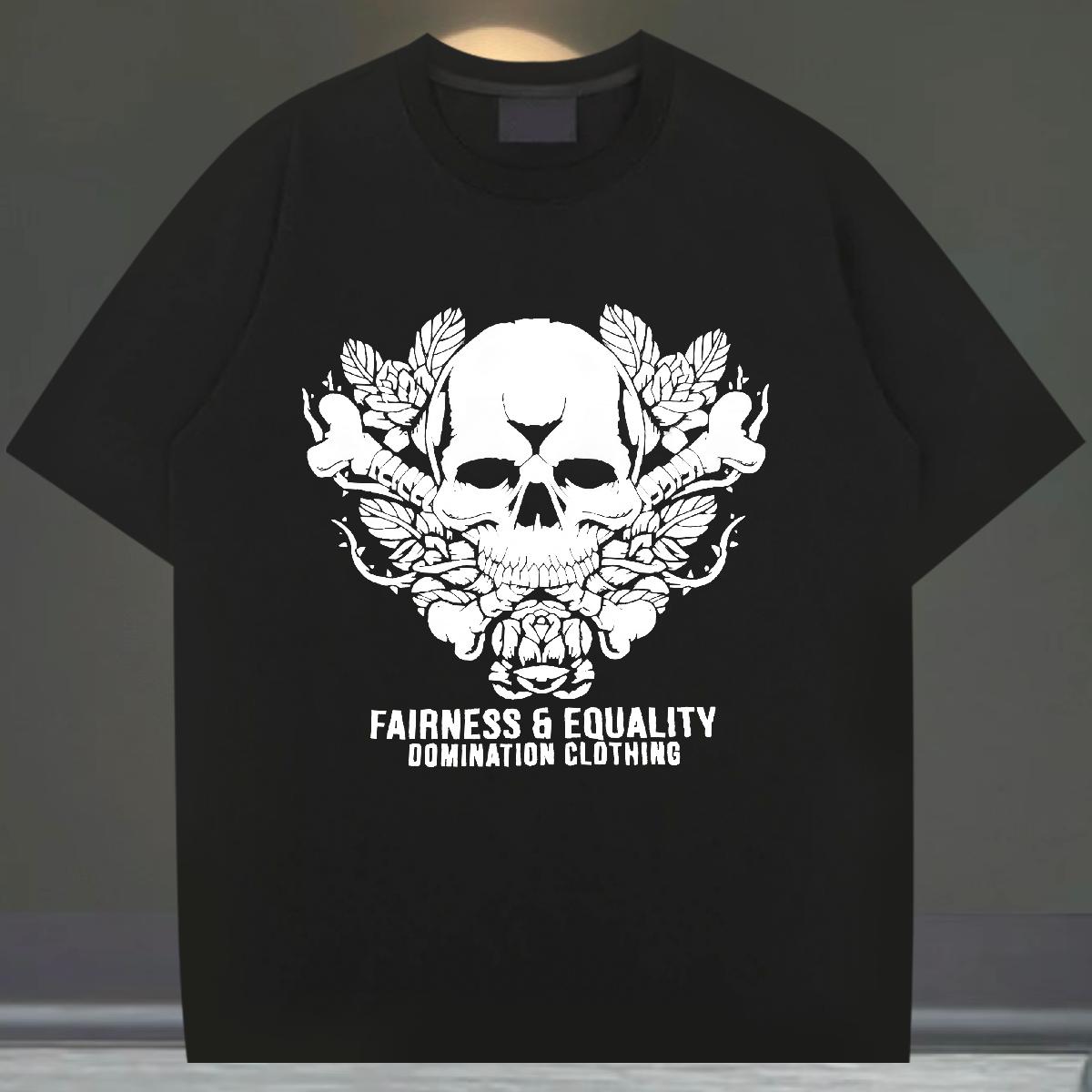 Classic Man T Shirts Hip Hop Street Breathable Short Sleeve Men Tops Tees New Arrival Black Oversized Clothings