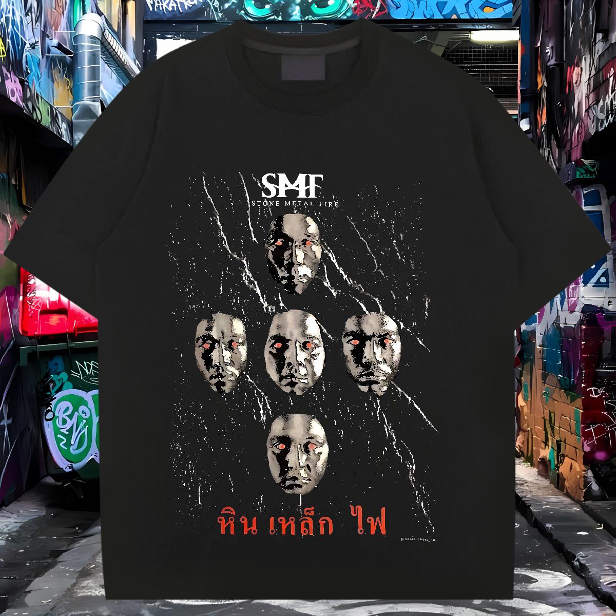 Loose Mens Tshirts Breathable Crew Neck Cotton Street wear Hip Hop T-Shirts Anime Print Designer Tees Shirts