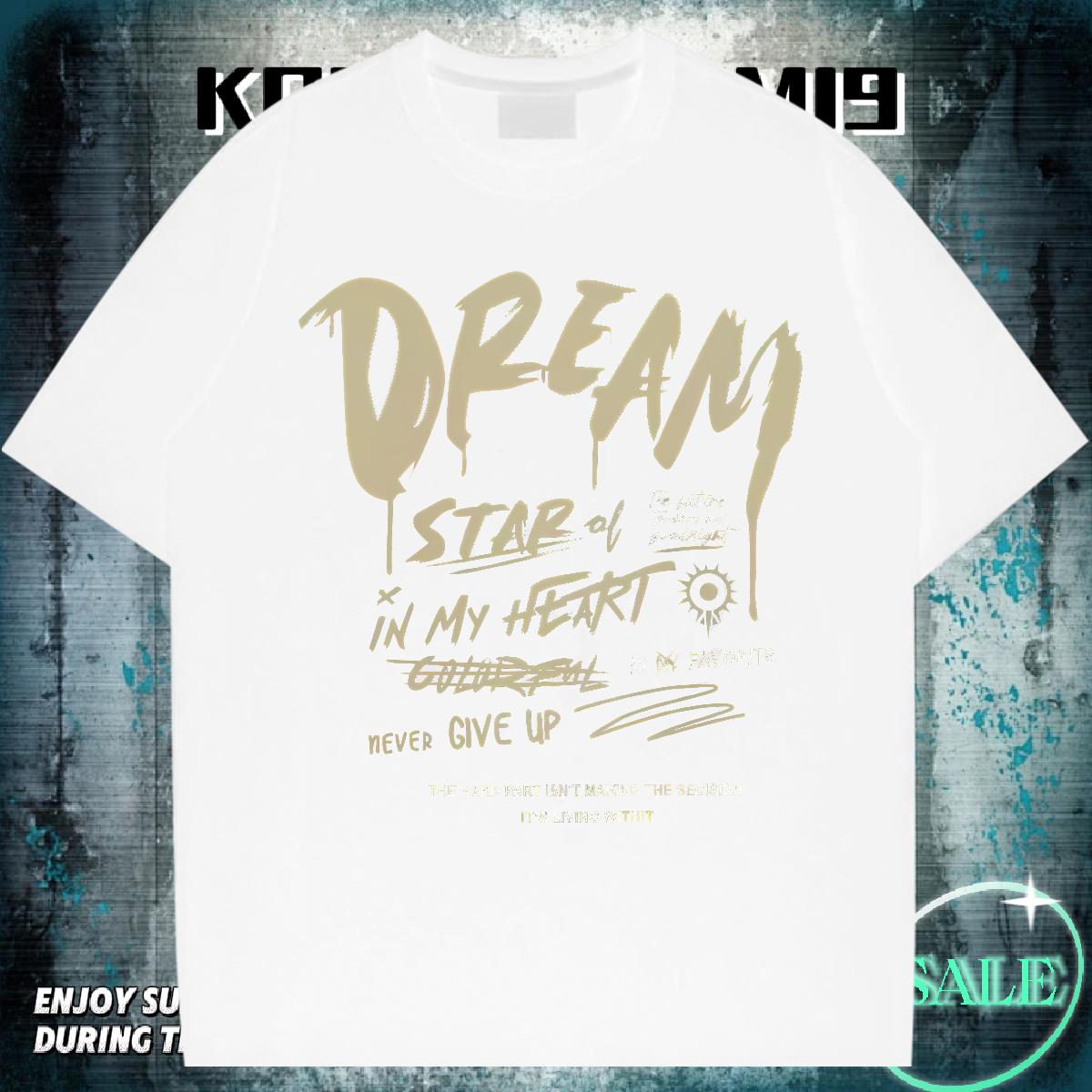 Popular Men Tops Tees Cotton Breathable Beach Man T Shirts Custom Cartoon DIY Customized Tops Shirt