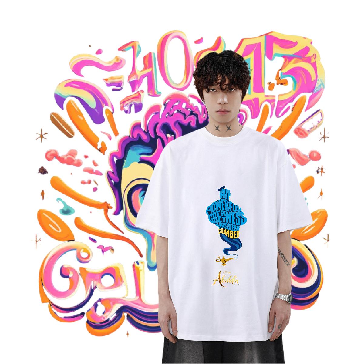 Designer Fashion T-Shirts Customized Print Men Clothes T-Shirt Casual O-Neck Short Sleeve Cotton Soft Tops