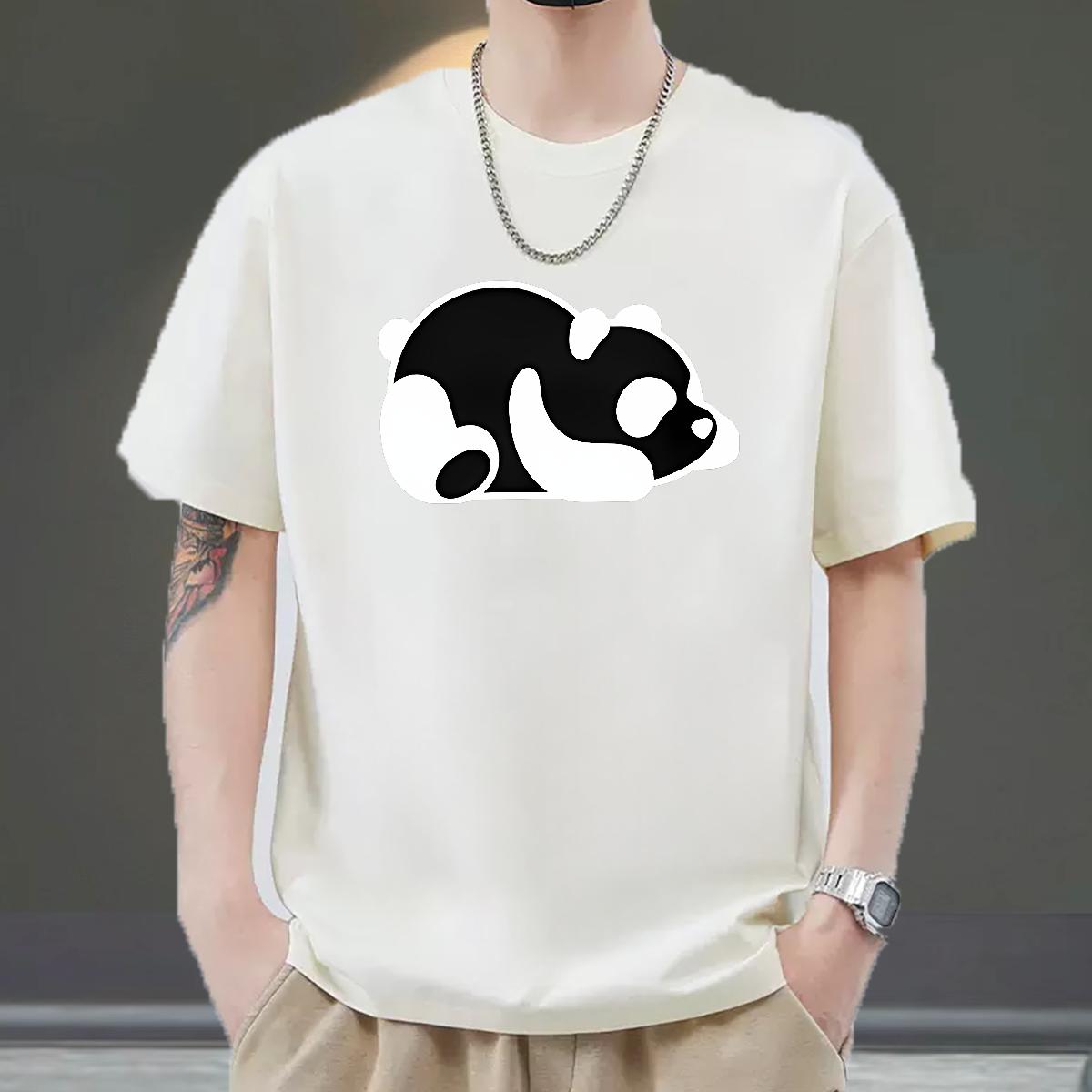 5A T Shirt For Man Beach Cotton Breathable Soft Mens Tshirts Custom Black White Top Tees