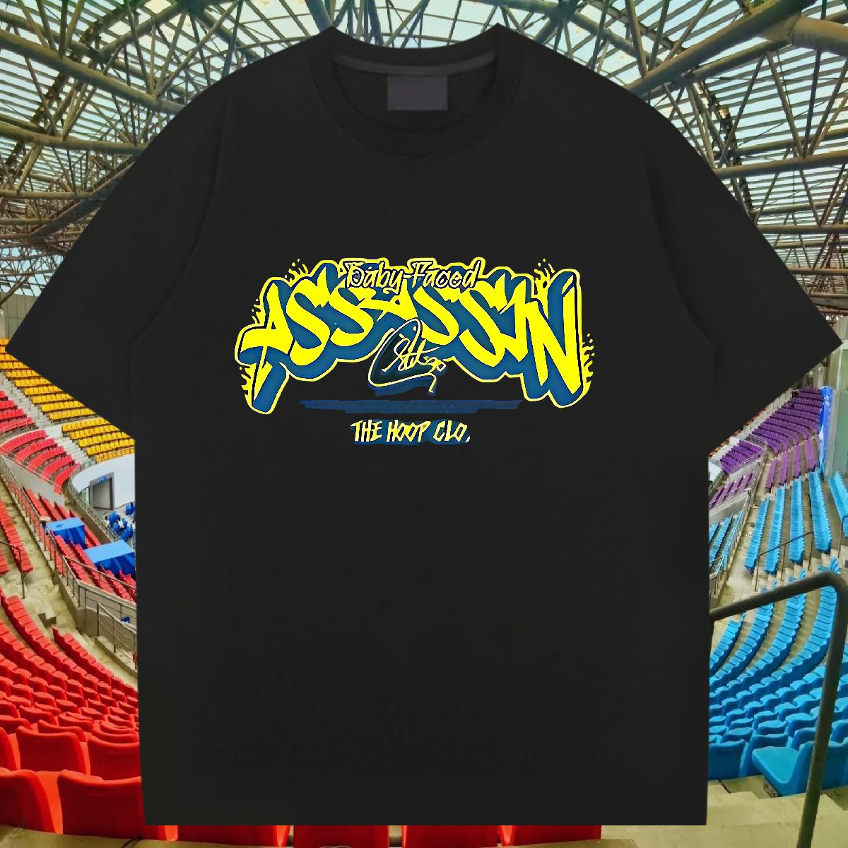 Loose Tshirt for Man Woman Breathable Crew Neck Casual Beach T shirt DIY Casual New Top Tees