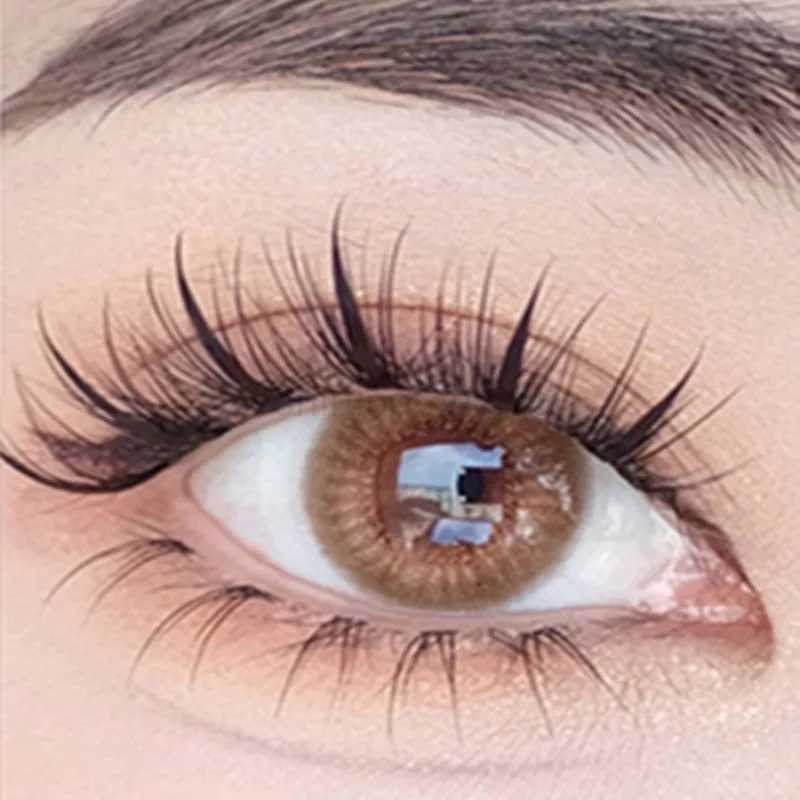 Manga Lashes 5 Pairs Anime Cosplay Faux Mink Lashes Korean Natural short Full Strip Lashes Clear Band Soft Eyelash Extension HotCL240713