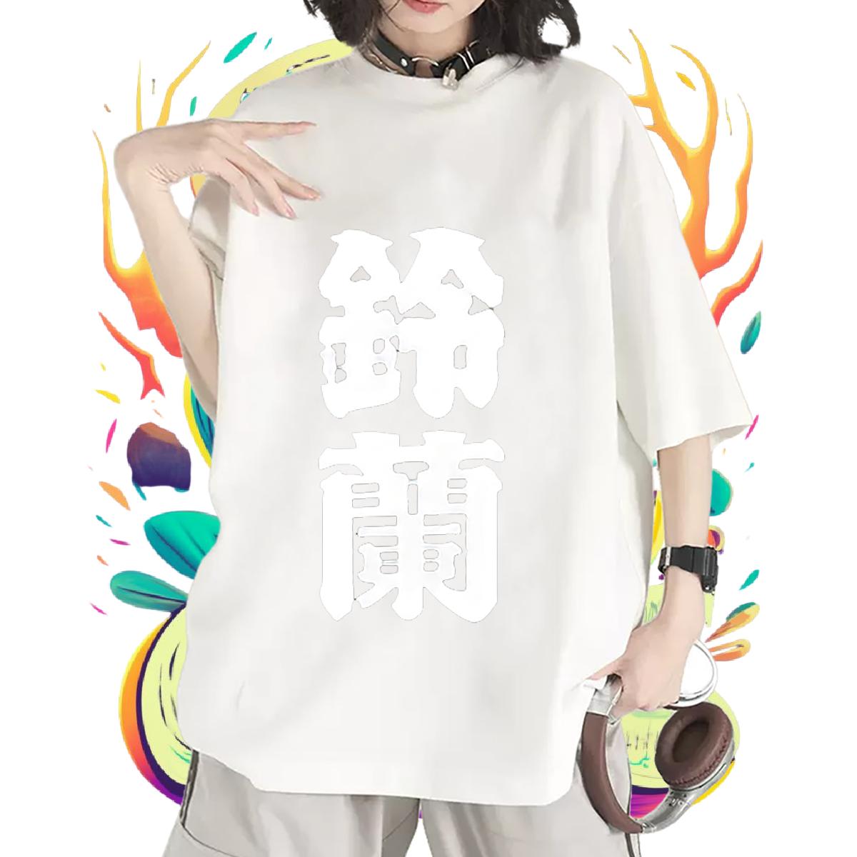 5A T-Shirts Cotton Breathable Short Sleeve Top Shirts Street Custom Women Tshirts DIY Anime