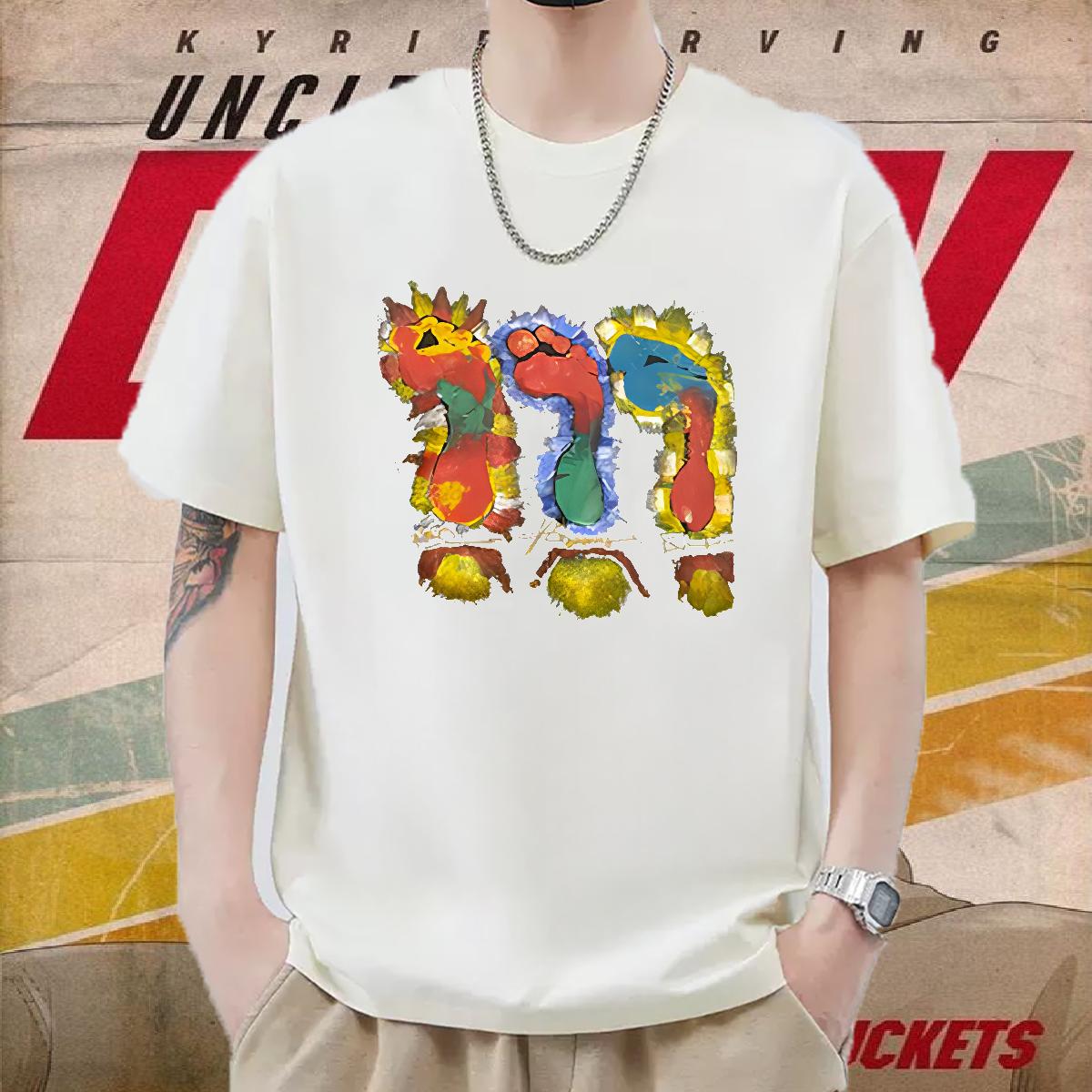 New Man T Shirts DIY Tshirt for Man Woman High Street Hip Hop Cotton Breathable Short Sleeve Brand Top Tees