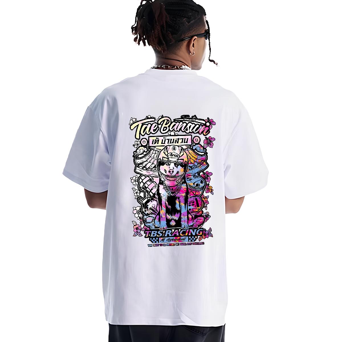 2024 T Shirt For Man DIY Anime Men Tshirts Spring Summer Breathable Short Sleeve Classic Tops