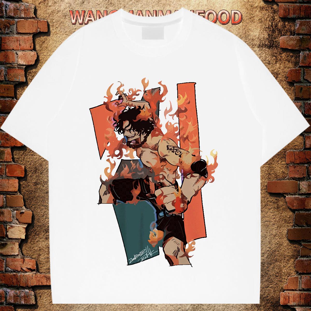 Comfortable Tshirt for Man Woman Breathable Crew Neck Cotton Street wear Hip Hop T Shirt For Man Custom Cartoon DIY Tops