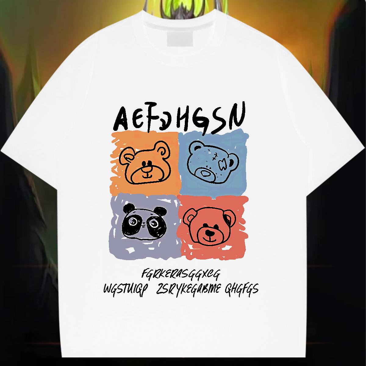 2024 Designer T Shirt For Man Customized Print Tshirts Beach Breathable Crew Neck Cotton Classic Tops Shirt