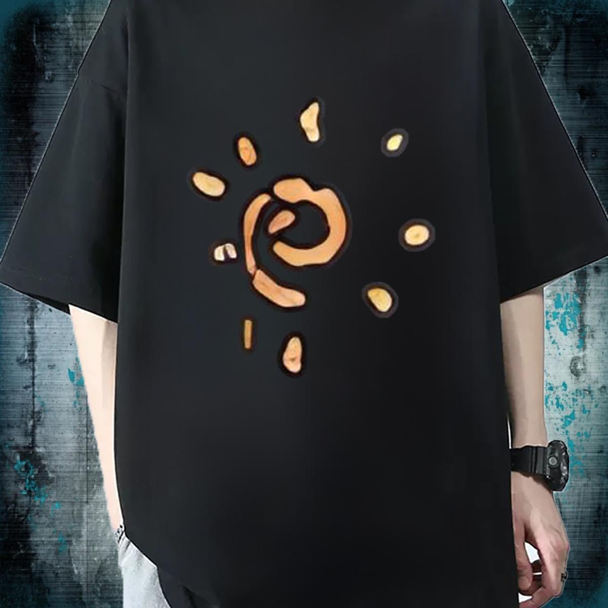 5A T-Shirts Casual Beach O-Neck Short Sleeve Cotton Men Tees Fashion New DIY Printed Tops Tees