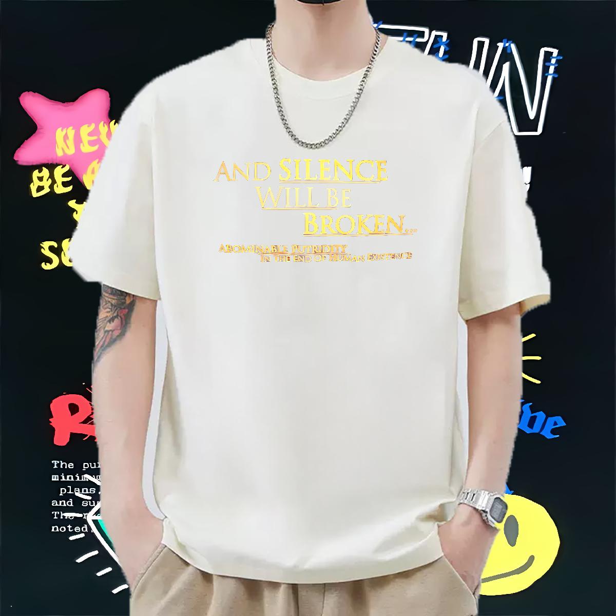 Classic Casual T shirt Oversized S-3XL Street Tshirts O-Neck Short Sleeve Cotton Loose