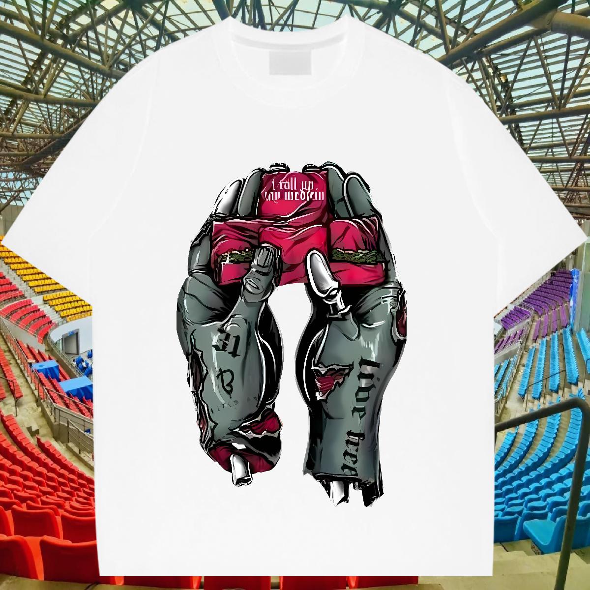 High Quality T Shirts Men Casual Beach Round Neck Short Sleeve Tshirt for Man Woman Factory Direct DIY Anime Tees Shirts