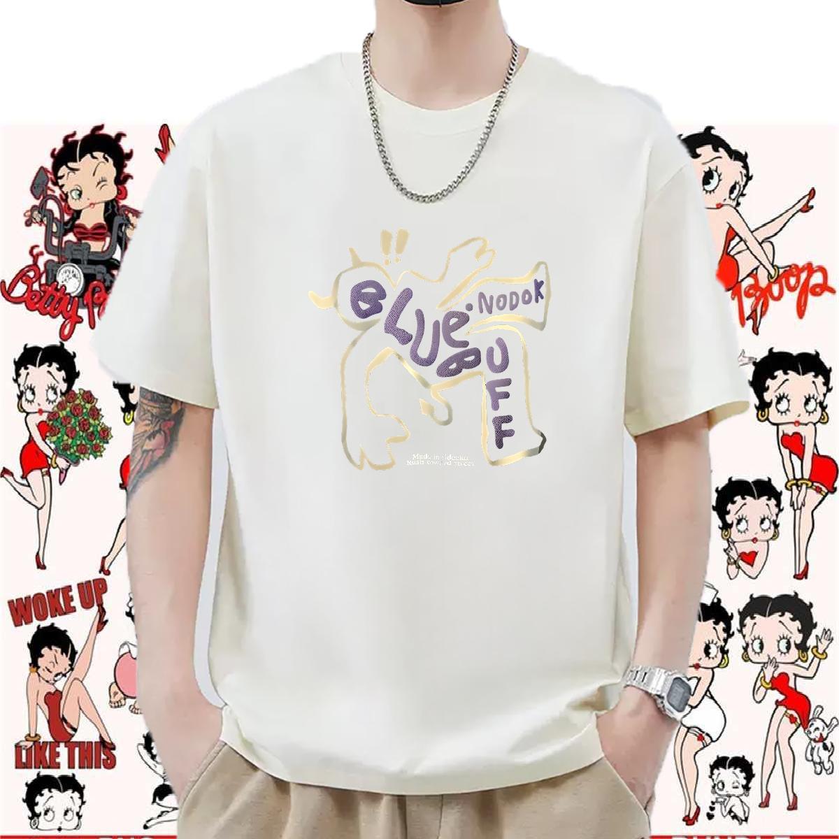 High Quality Mens T Shirts Street Crew Neck Cotton Men Clothes T-Shirt Fashion Design Black Oversized Clothings