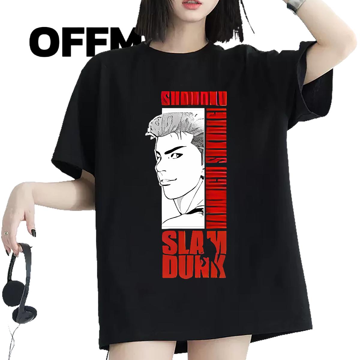 Lady Woman T Shirts O-Neck Short Sleeve Cotton Tshirts Hip Hop Fashion Woman Tshirt DIY Anime