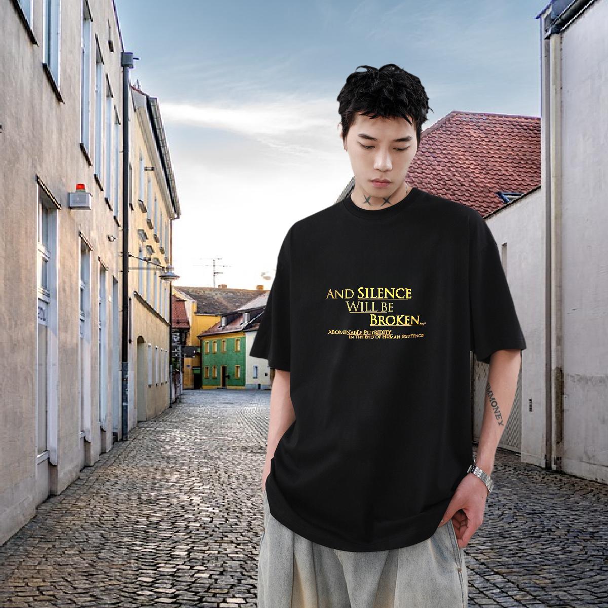 Classic Casual Mens T Shirts Customized Print Couples T Shirts Home Outdoor Breathable Crew Neck High Quality Tops