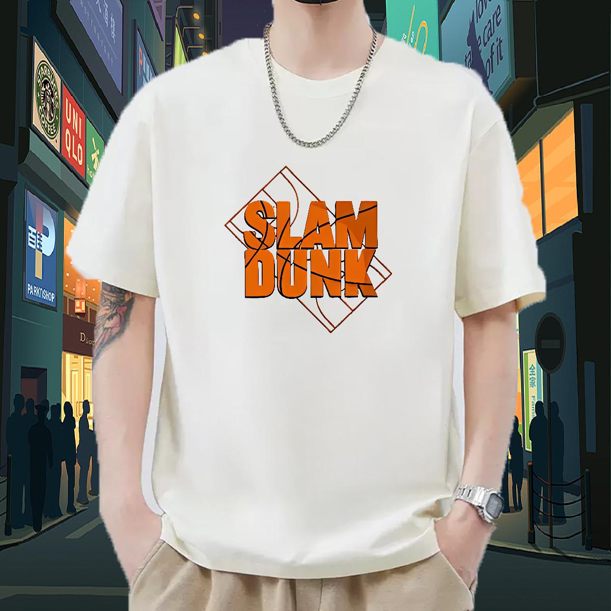 Fashion New T-Shirts DIY Printed Hip Hop Street Couples T Shirts Cotton Breathable Short Sleeve Brand