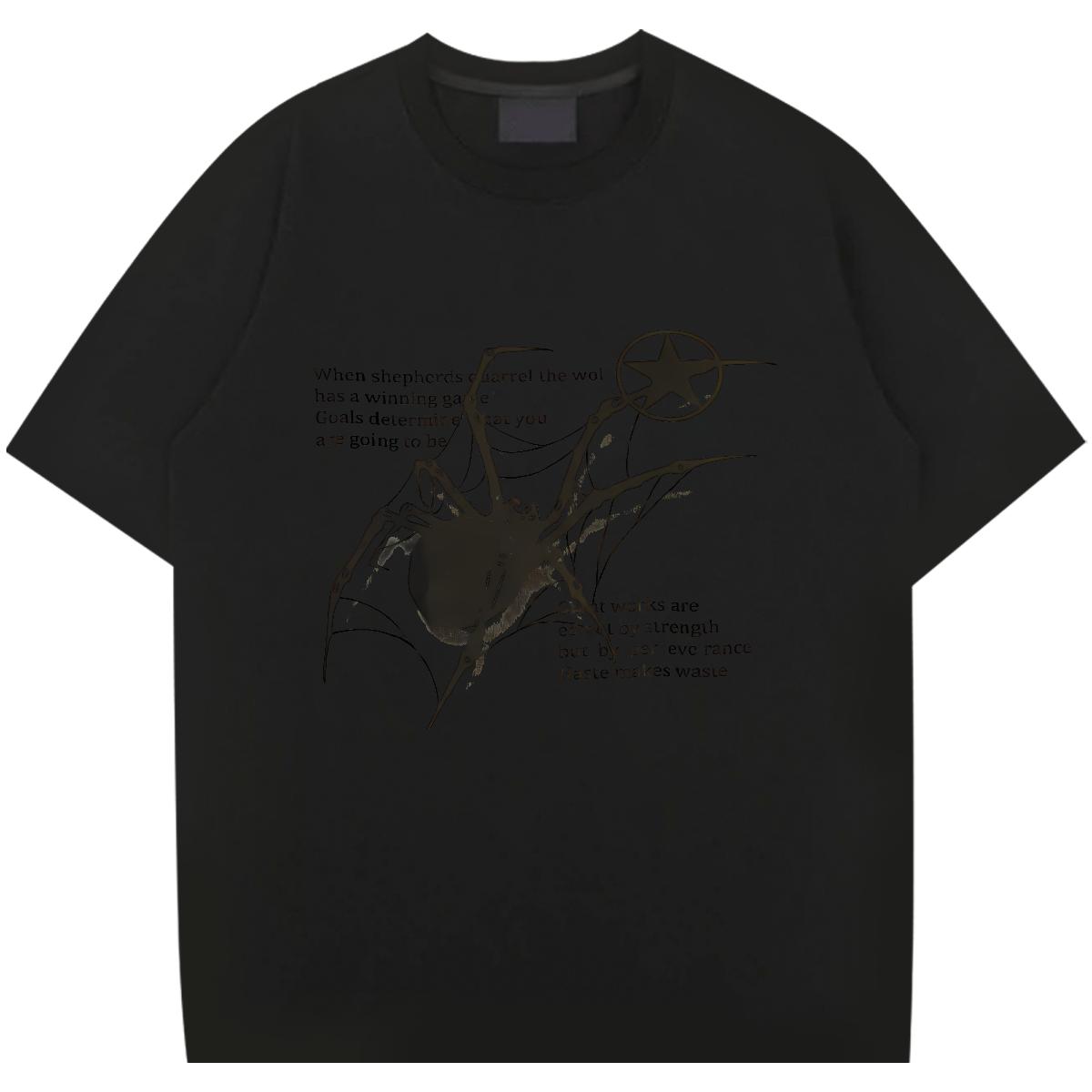 New Designer T-Shirts Custom Printed Outdoor Mens Tshirts Breathable Short Sleeve Wholesale