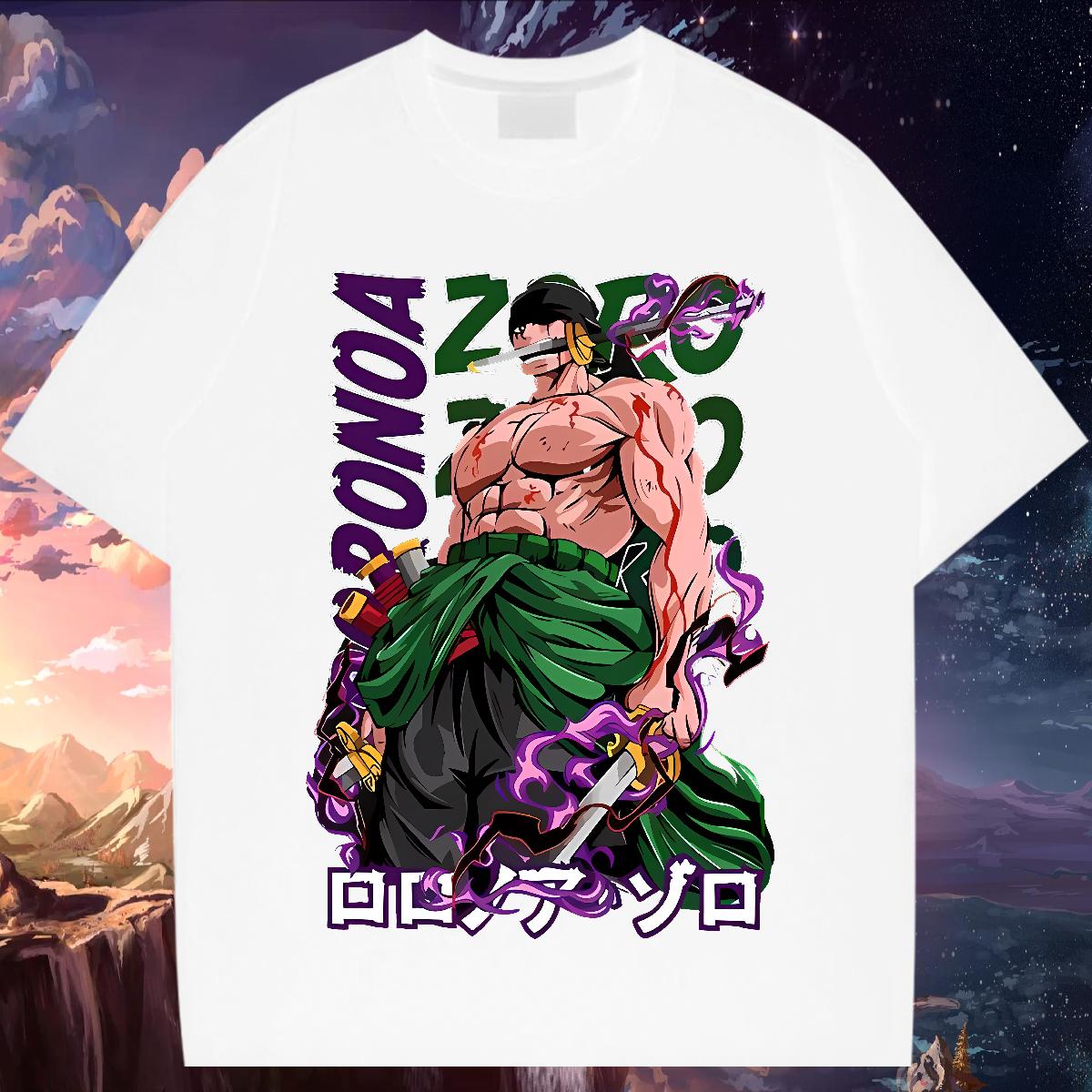 High Quality Men T Shirts Casual 180g Cotton Men Tees 2024 DIY Cartoon Printing S-3XL Tees Shirts