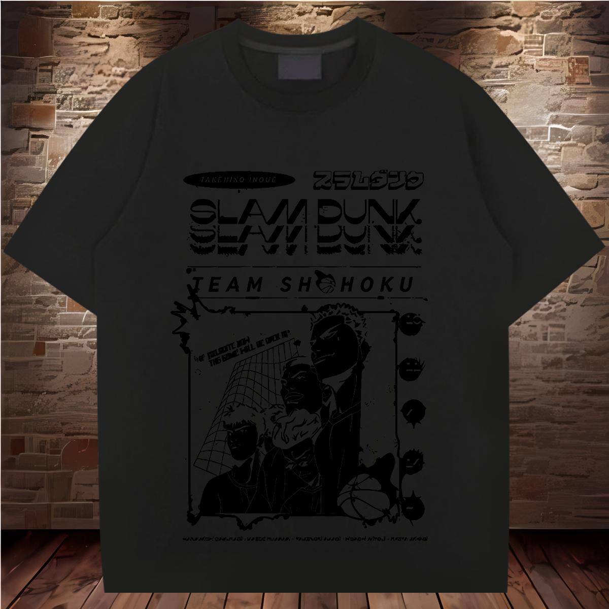 Designer Fashion T-Shirts Black Oversized Street Casual Tshirt for Man Woman Cotton Breathable Unisex