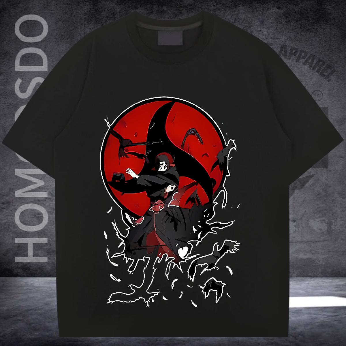 Comfortable T Shirts Men Street Wear Crew Neck Cotton Breathable Men Tshirts DIY Anime Print Tops