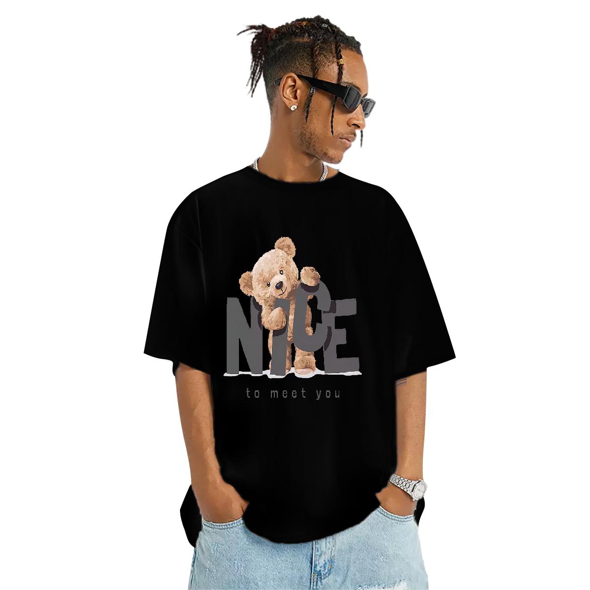 Wholesale T shirt Skull Casual Men Clothes T-Shirt O-Neck Short Sleeve Cotton Classic