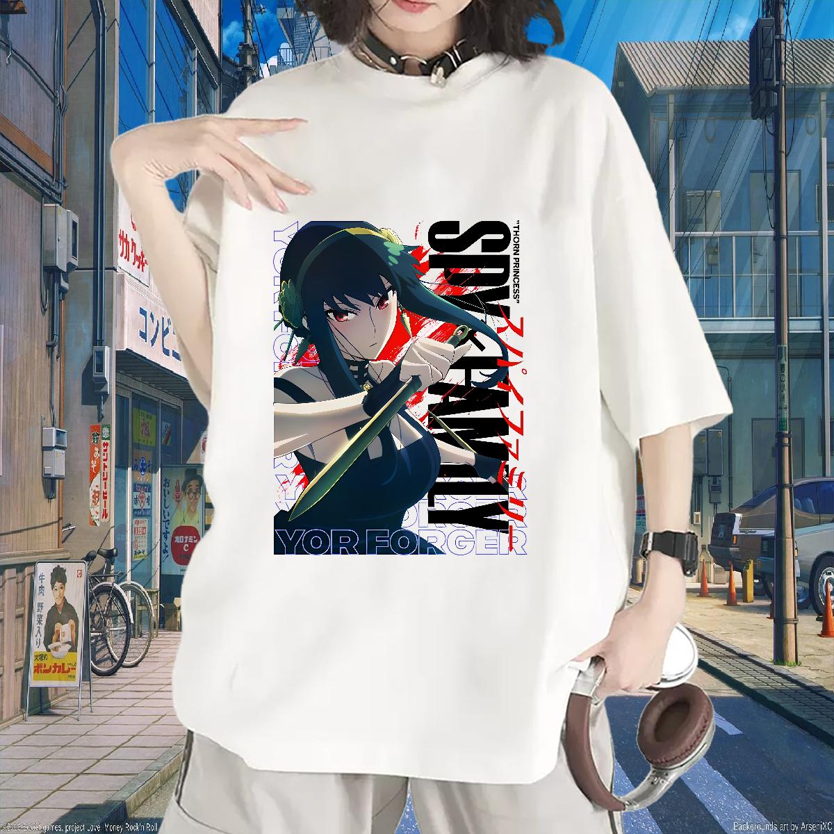 Cotton Breathable Soft T shirt Brand Outdoor Women Tshirts Anime Oversized Loose fit Tops Shirt