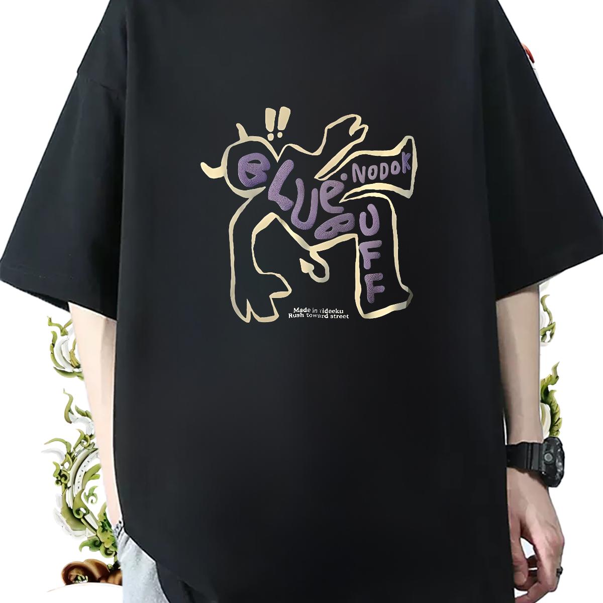 Loose Couples T Shirts Breathable Short Sleeve Sports Casual T Shirt For Man Cartoon Printing S-3XL Wholesale Top Tees