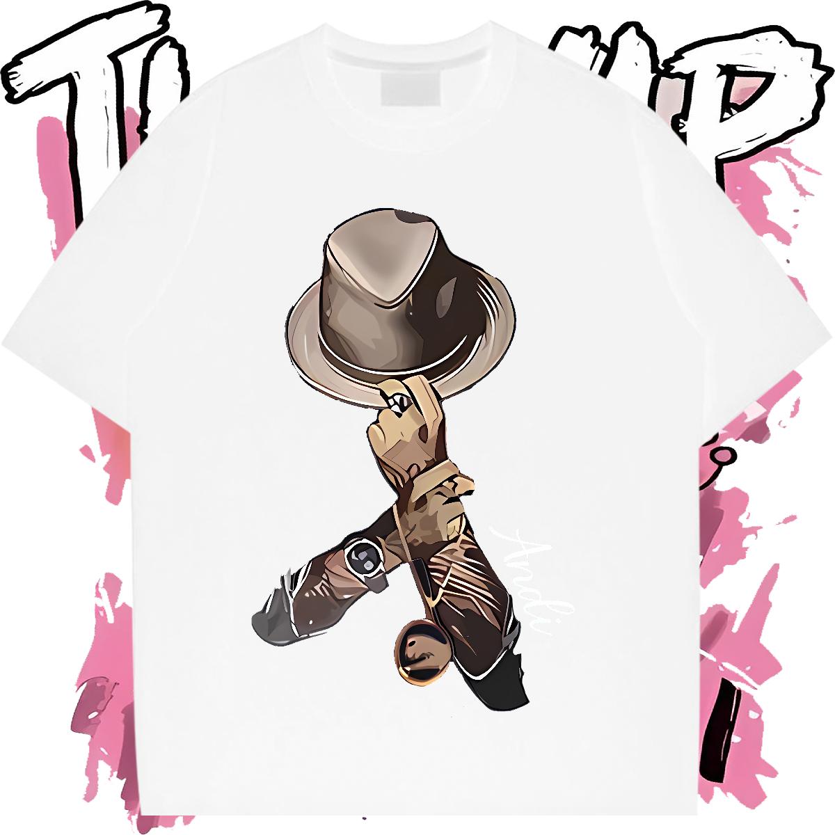 Designer Fashion T shirt Black Oversized Street Wear Men Clothes T-Shirt Cotton O Neck Short Sleeves High Quality