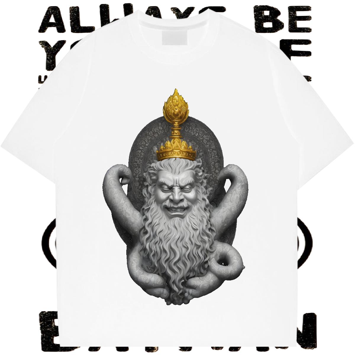 2024 Summer Men T Shirts Anime Print Street Wear Mens Tshirts Breathable Short Sleeve High Quality