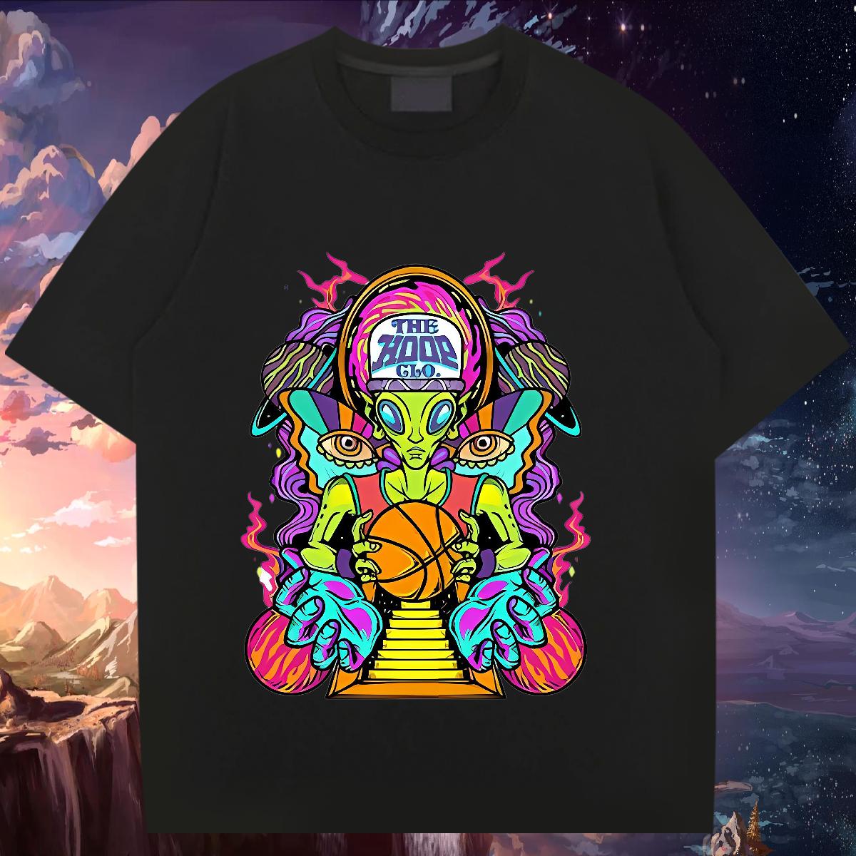 Loose Fit T-Shirts for Men Daily Outfit Cotton Breathable Soft Men Tops Tees Custom Graphic Tops Shirt