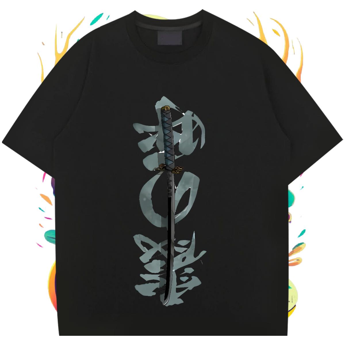 Designer Fashion Men T Shirts Custom Anime Spring Summer Tshirts Breathable Short Sleeve High Quality