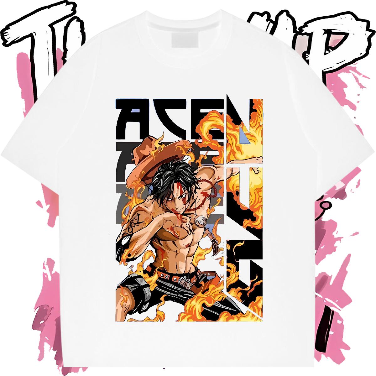 2024 Designer T-Shirts for Men Anime Print Sports Casual Men Clothes T-Shirt Cotton Breathable Classic