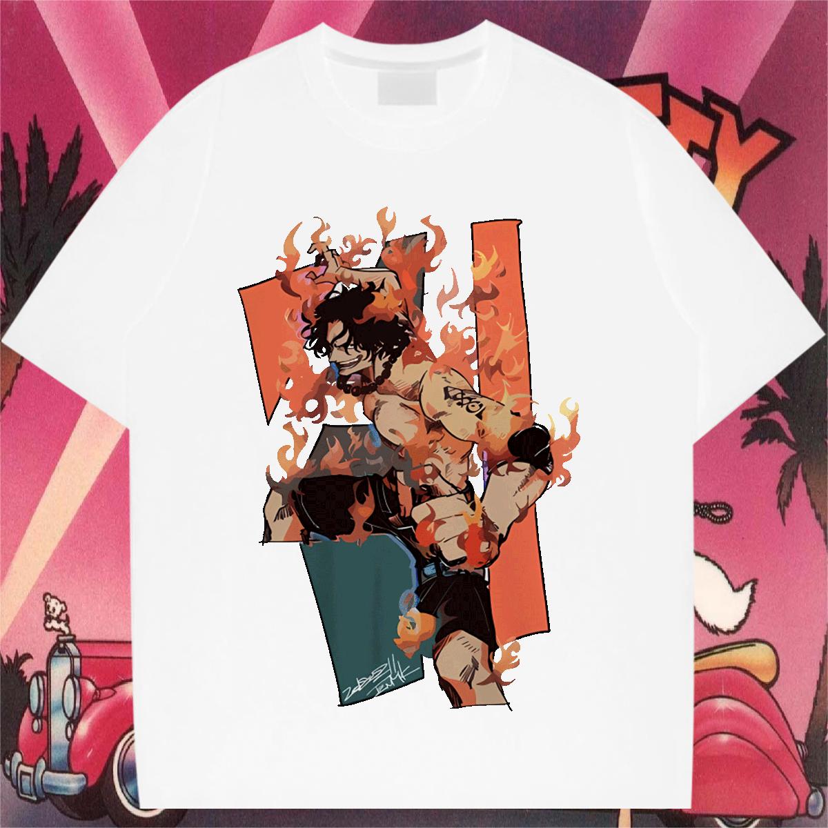 Classic Mens T Shirts Spring Summer O-Neck Short Sleeve Cotton Men Tees 2024 New Floral Print Tee Shirt