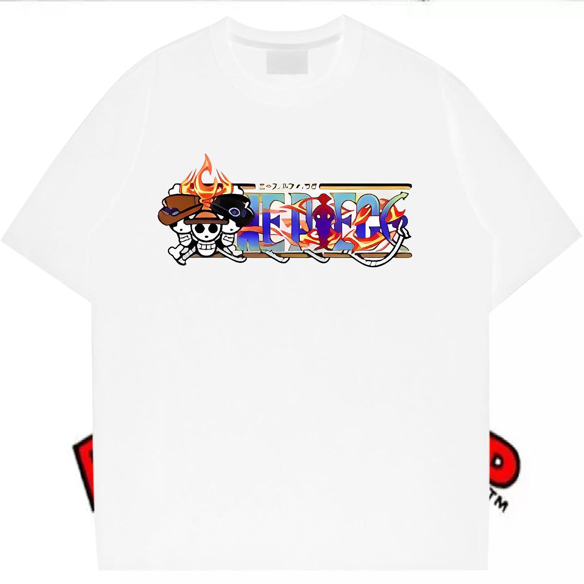 2024 DIY T shirt Custom Cartoon Spring Summer Men Tshirts O-Neck Short Sleeve Cotton Loose